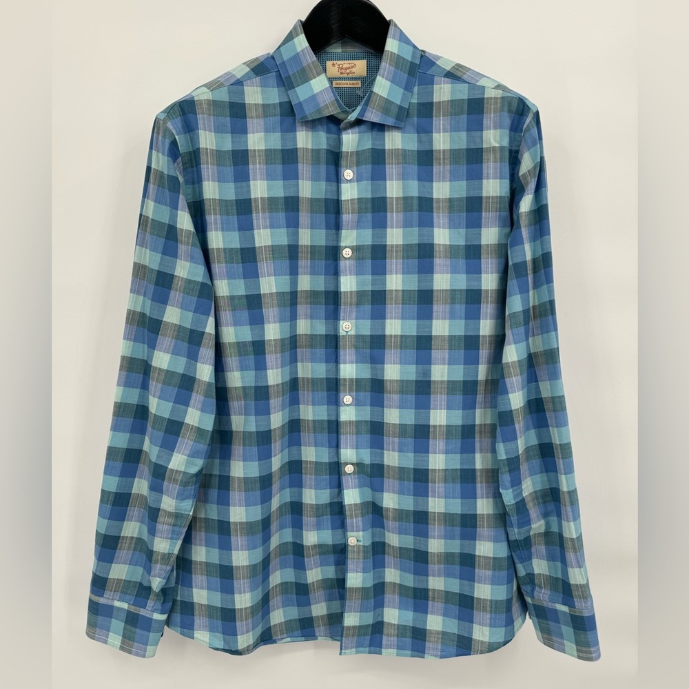 Original Penguin Heritage Slim Fit Men's size 16.5 Cotton‎ Long-sleeved EUC